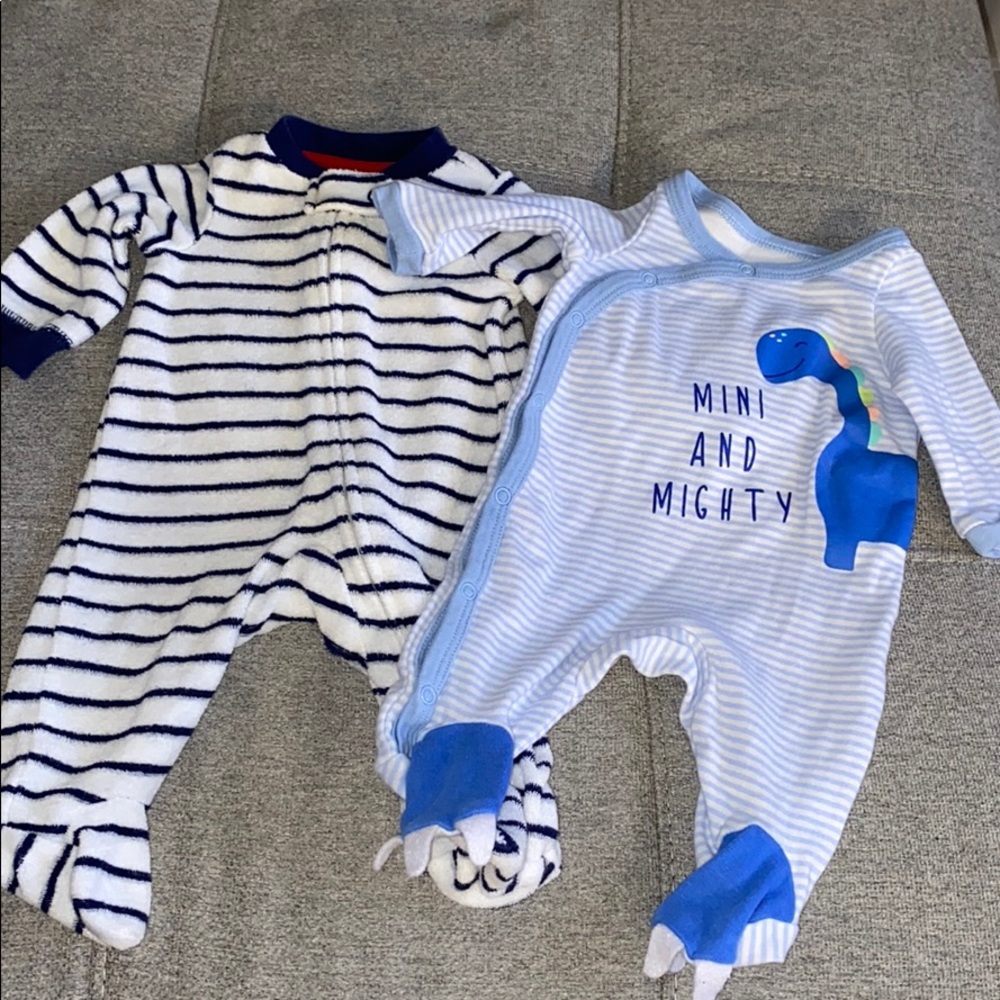 Newborn Pajamas by Carter’s & Okie Dokie